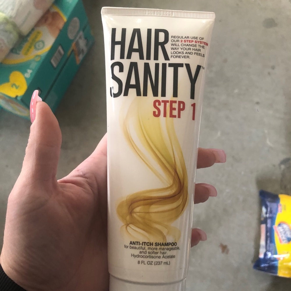Hair sanity step 1 anti itch shampoo brand new